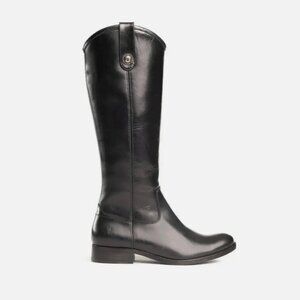 FRYE Melissa Button Inside Zip 6 Leather‎ Riding Boot #3470412